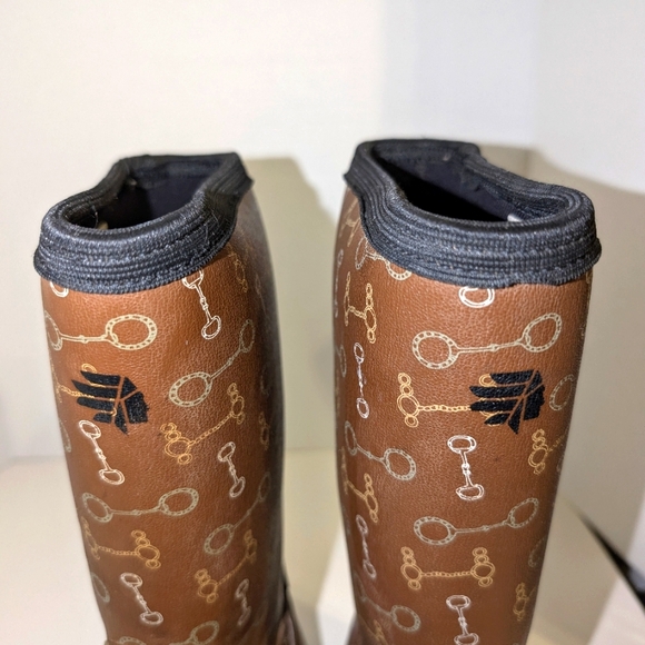 LaCrosse Womens Cape Cod Wellington 12" Boots Horse Rubber Riding Rain Muck‎ 7 - Picture 8 of 10